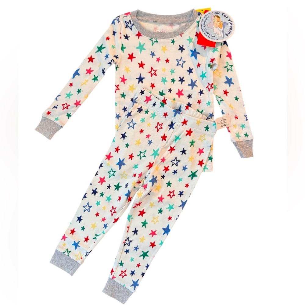 Holiday Lane two piece stars pajamas 18 Months